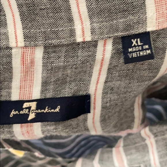 7 FOR ALL MANKIND BUTTON DOWN! - Picture 6 of 7